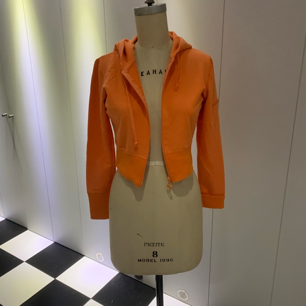 Orange hoodie